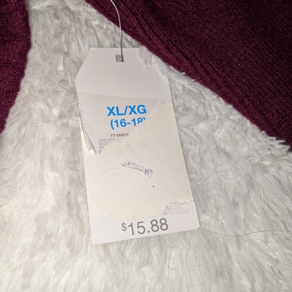 Nwt Time and Tru v-neck sweater - Picture 11 of 16